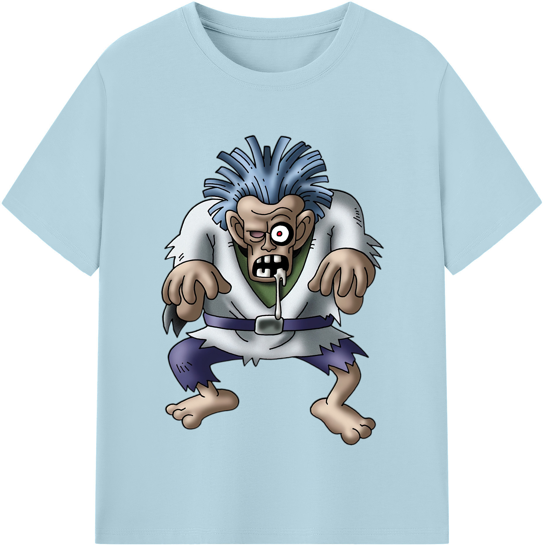 （画像用） ドラゴンクエスト Doragon Kuesuto Dragon Quest 綿100％半袖Tシャツ（フロントプリント）